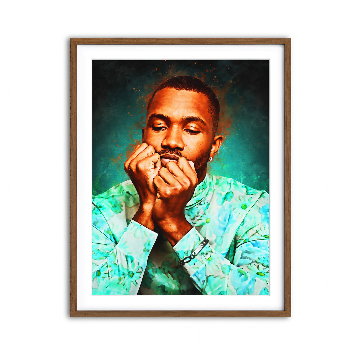 Framed Print 3x4 Walnut