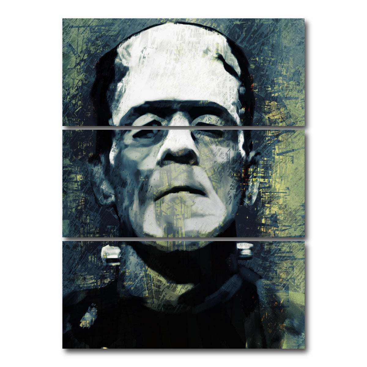 AUTO-MOCKUP WHITE | Frankenstein | 3 Piece | Gallery Wrap Canvas | group=8x18_stacked