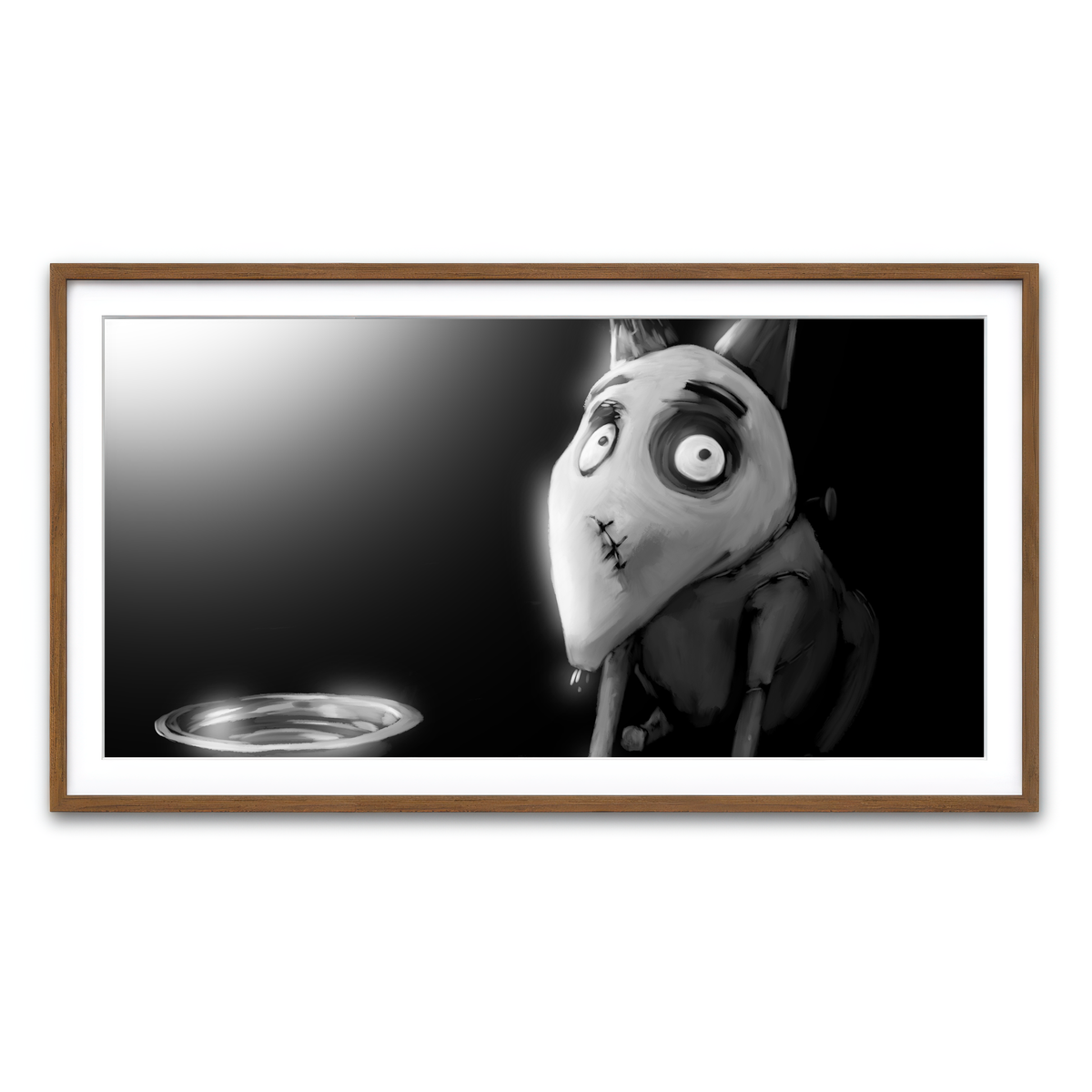 Framed Print 2x1 Walnut