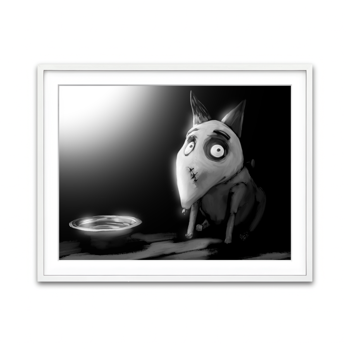 Framed Print 4x3 White