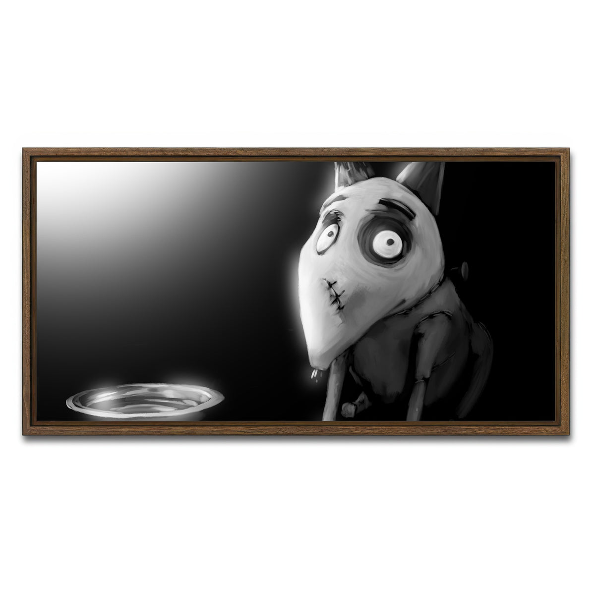 AUTO-MOCKUP WHITE | Frankenweenie | 1 Piece | Walnut Framed Canvas | group=2x1