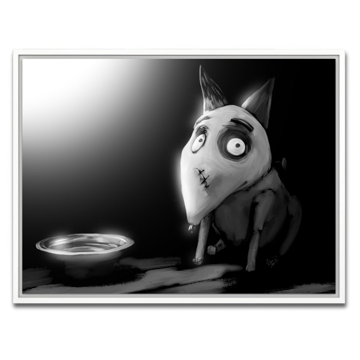 AUTO-MOCKUP WHITE | Frankenweenie | 1 Piece | White Framed Canvas | group=4x3