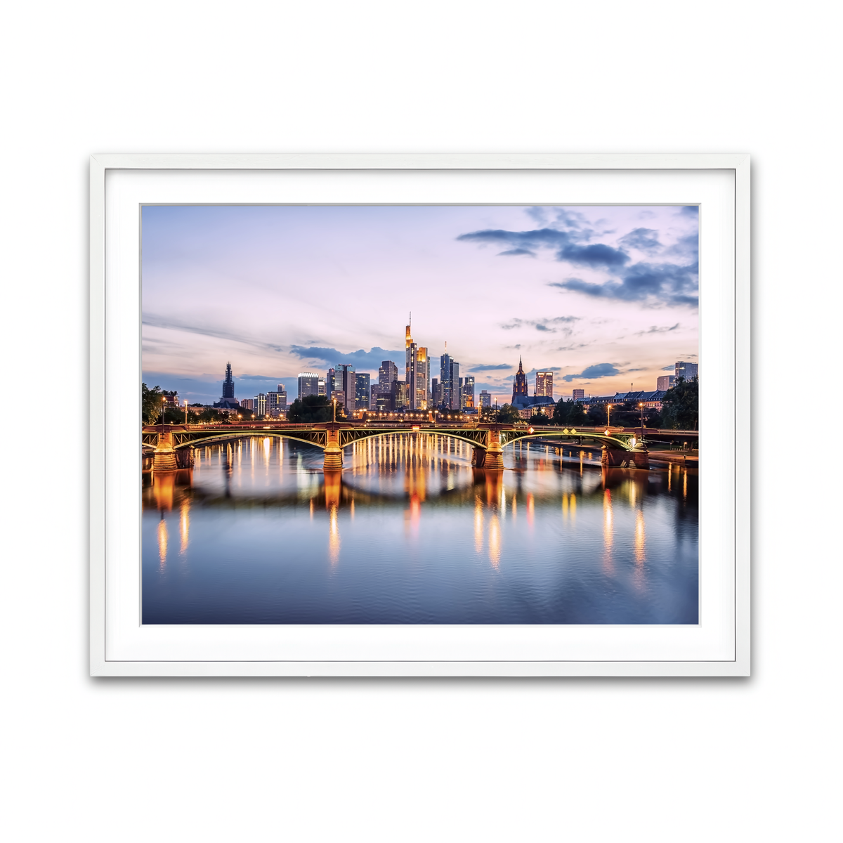 Framed Print 4x3 White