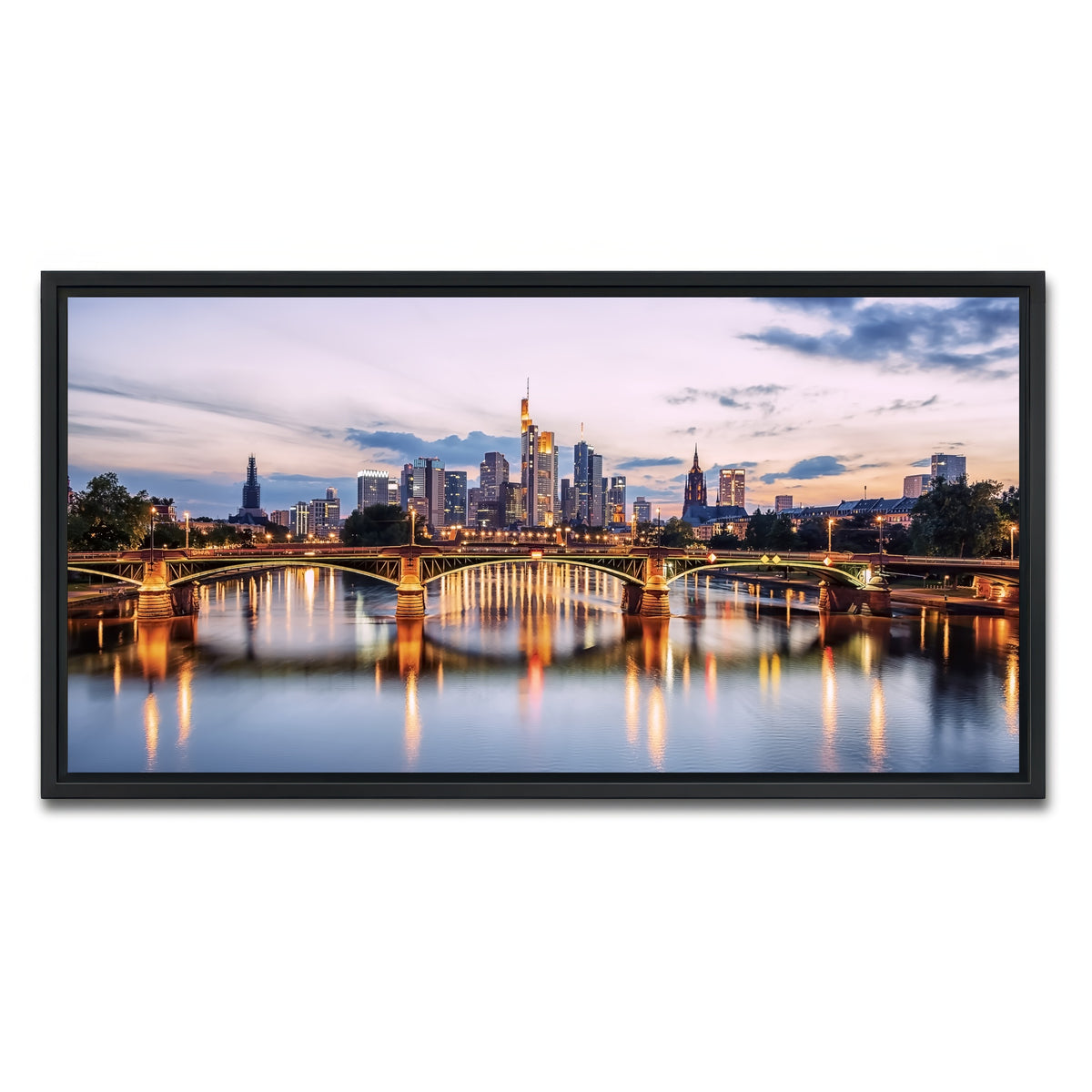 AUTO-MOCKUP WHITE | Frankfurt | 1 Piece | Black Framed Canvas | group=2x1