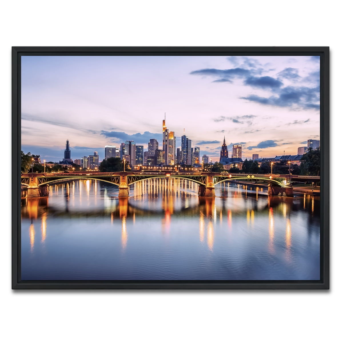 AUTO-MOCKUP WHITE | Frankfurt | 1 Piece | Black Framed Canvas | group=4x3