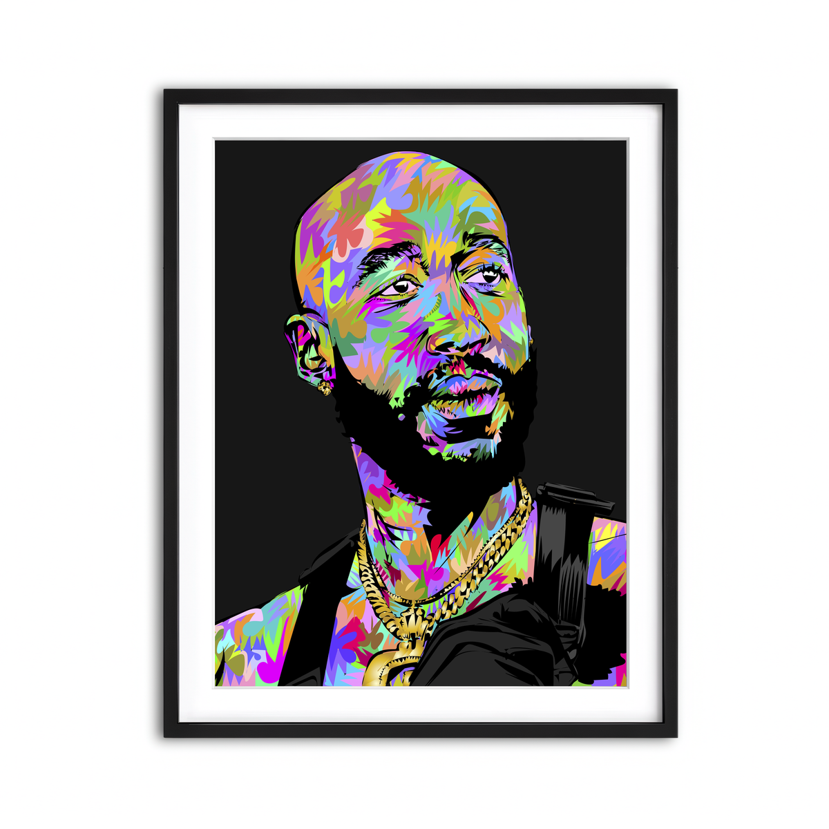 Framed Print 3x4 Black