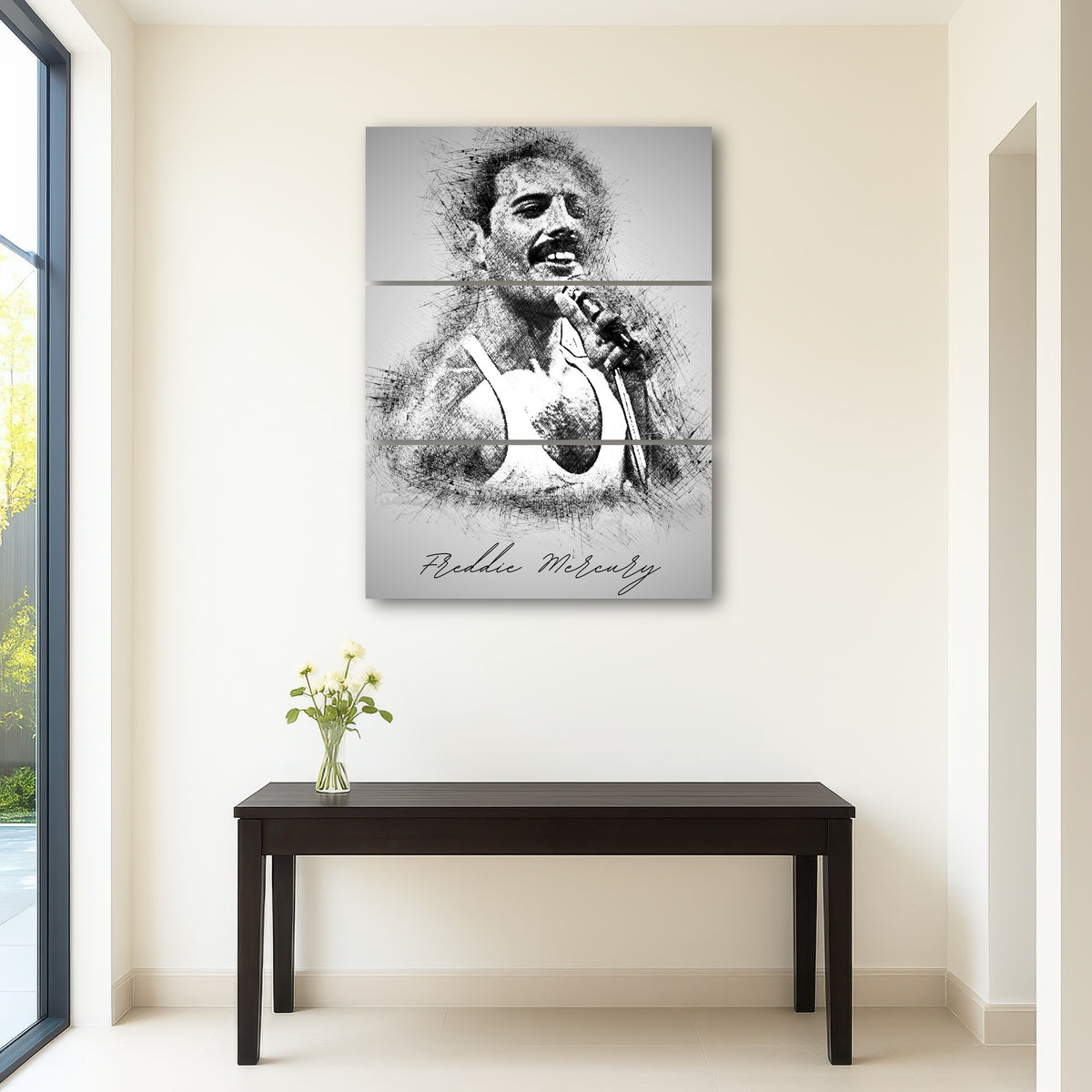 AUTO-MOCKUP ROOM | Freddie Mercury With Mic