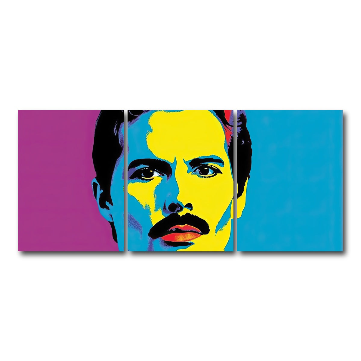 AUTO-MOCKUP WHITE | Freddie The Champion | 3 Piece | Gallery Wrap Canvas | group=18x24