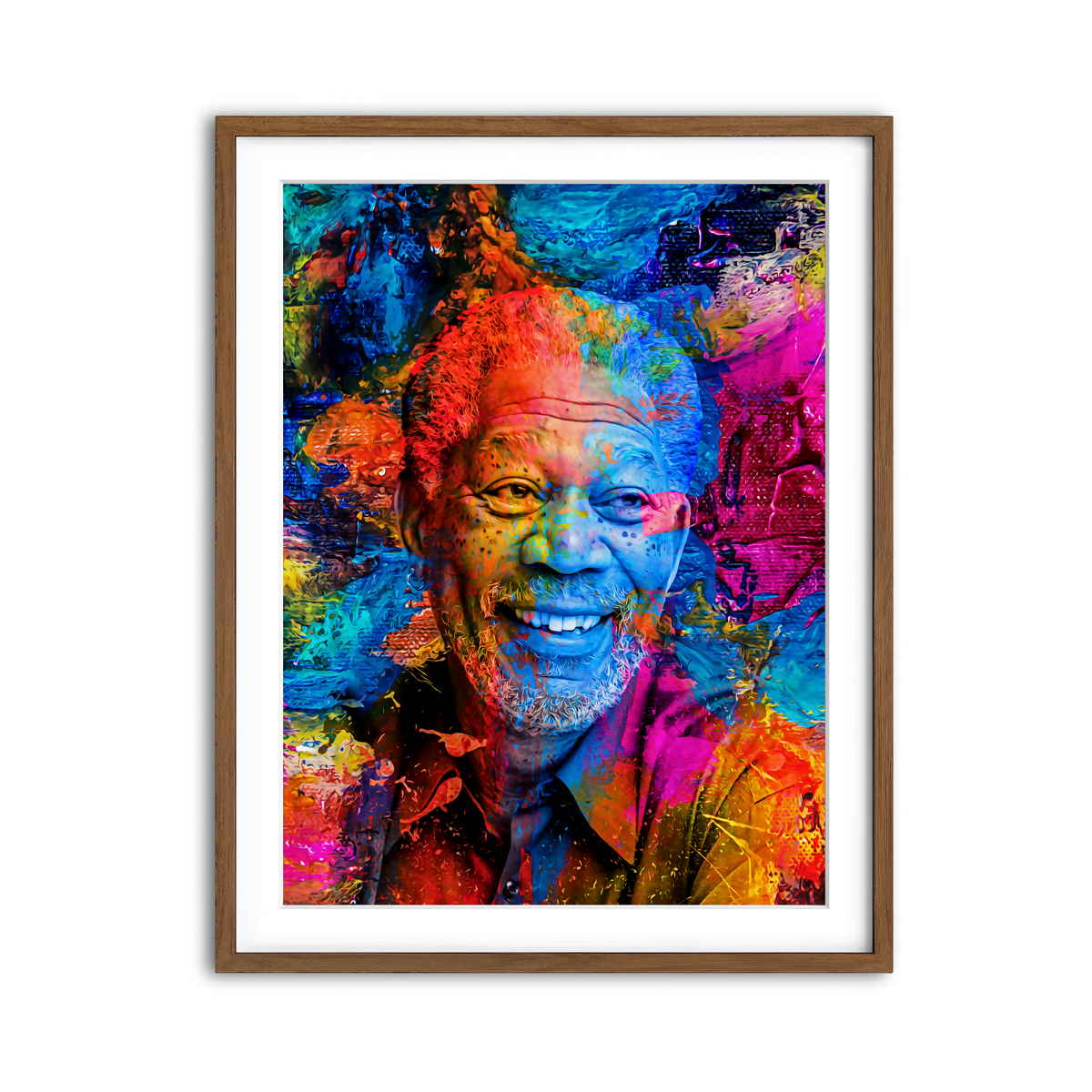 Framed Print 3x4 Walnut