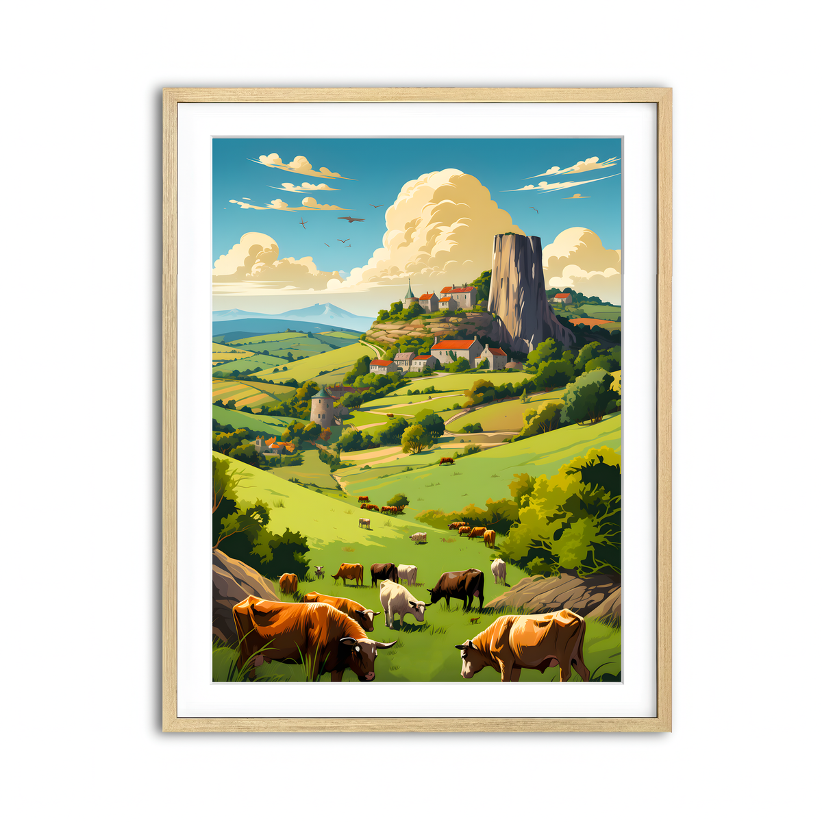 Framed Print 3x4 Natural