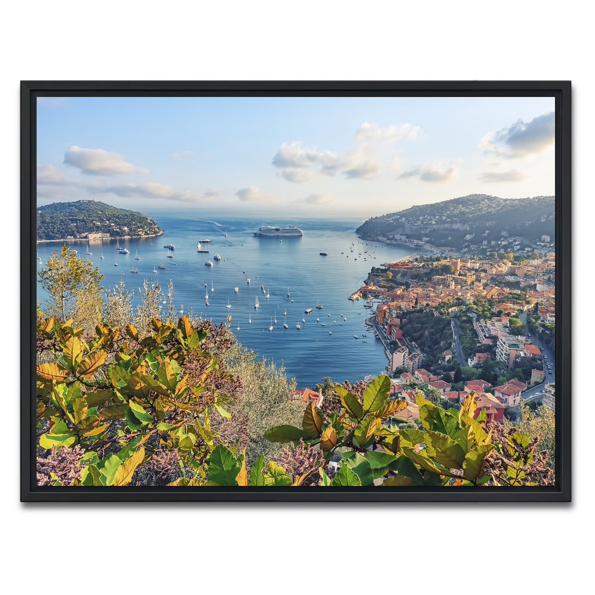 AUTO-MOCKUP WHITE | French Riviera | 1 Piece | Black Framed Canvas | group=4x3