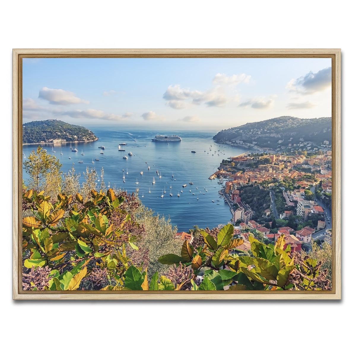 AUTO-MOCKUP WHITE | French Riviera | 1 Piece | Natural Framed Canvas | group=4x3