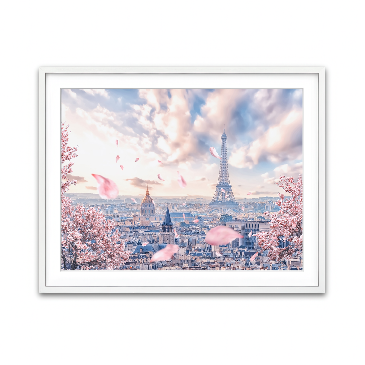 Framed Print 4x3 White