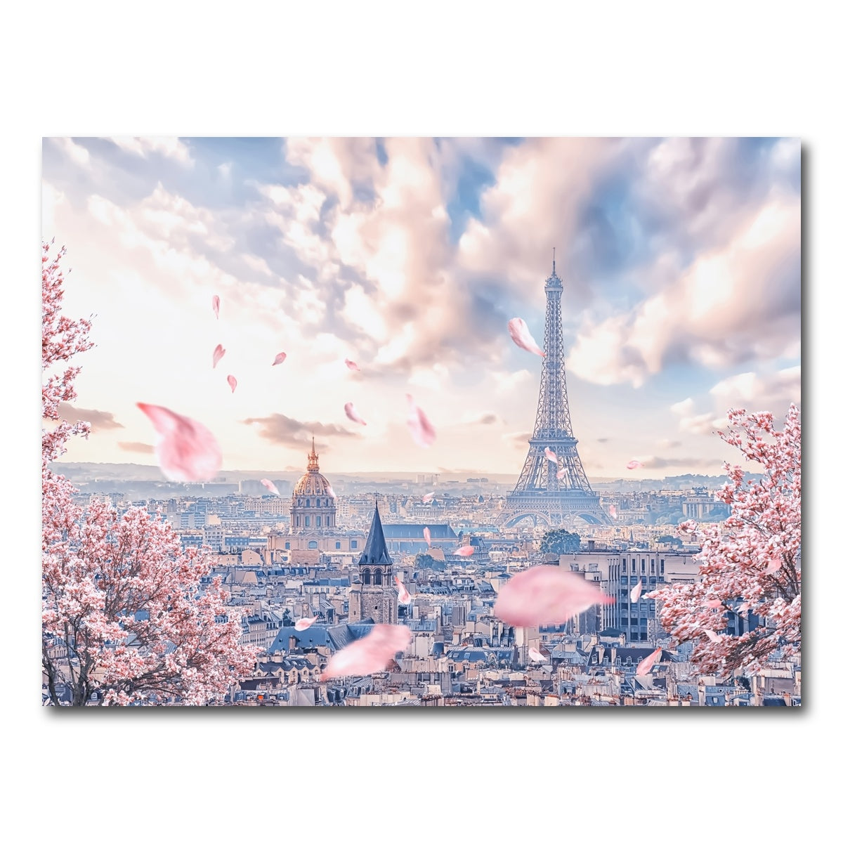 AUTO-MOCKUP WHITE | French Sakura | 1 Piece | Gallery Wrap Canvas | group=4x3