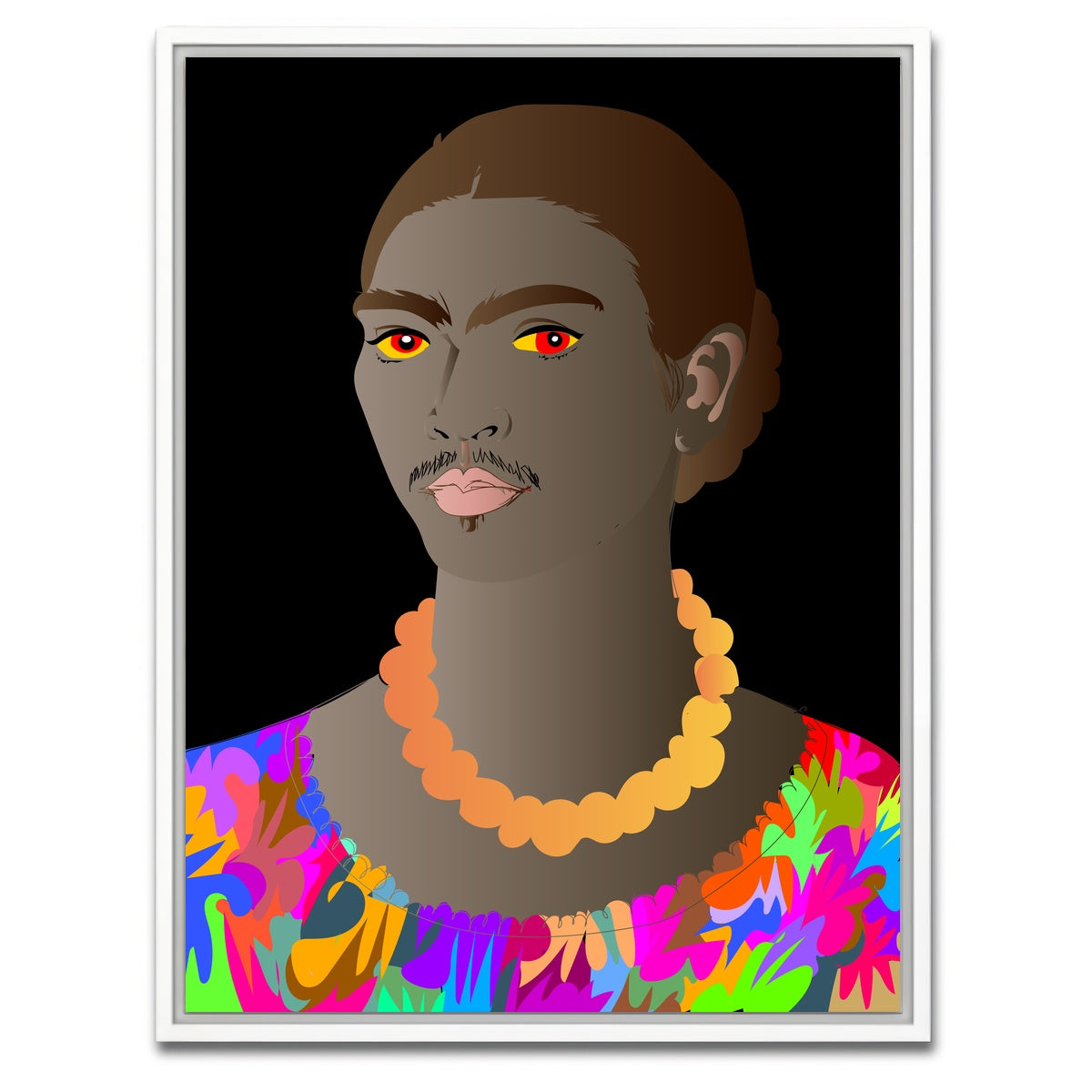 AUTO-MOCKUP WHITE | Frida 2 | 1 Piece | White Framed Canvas | group=3x4