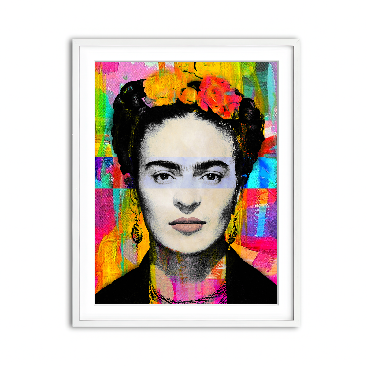 Framed Print 3x4 White