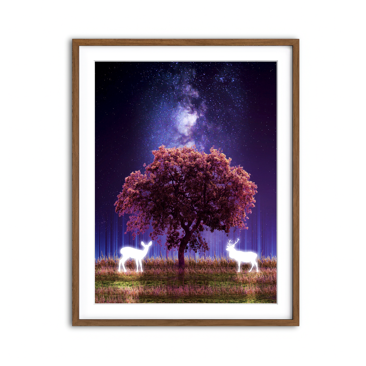 Framed Print 3x4 Walnut