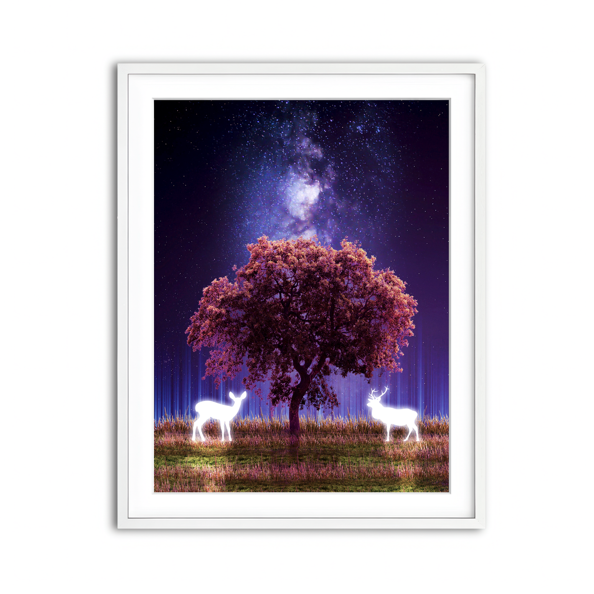 Framed Print 3x4 White