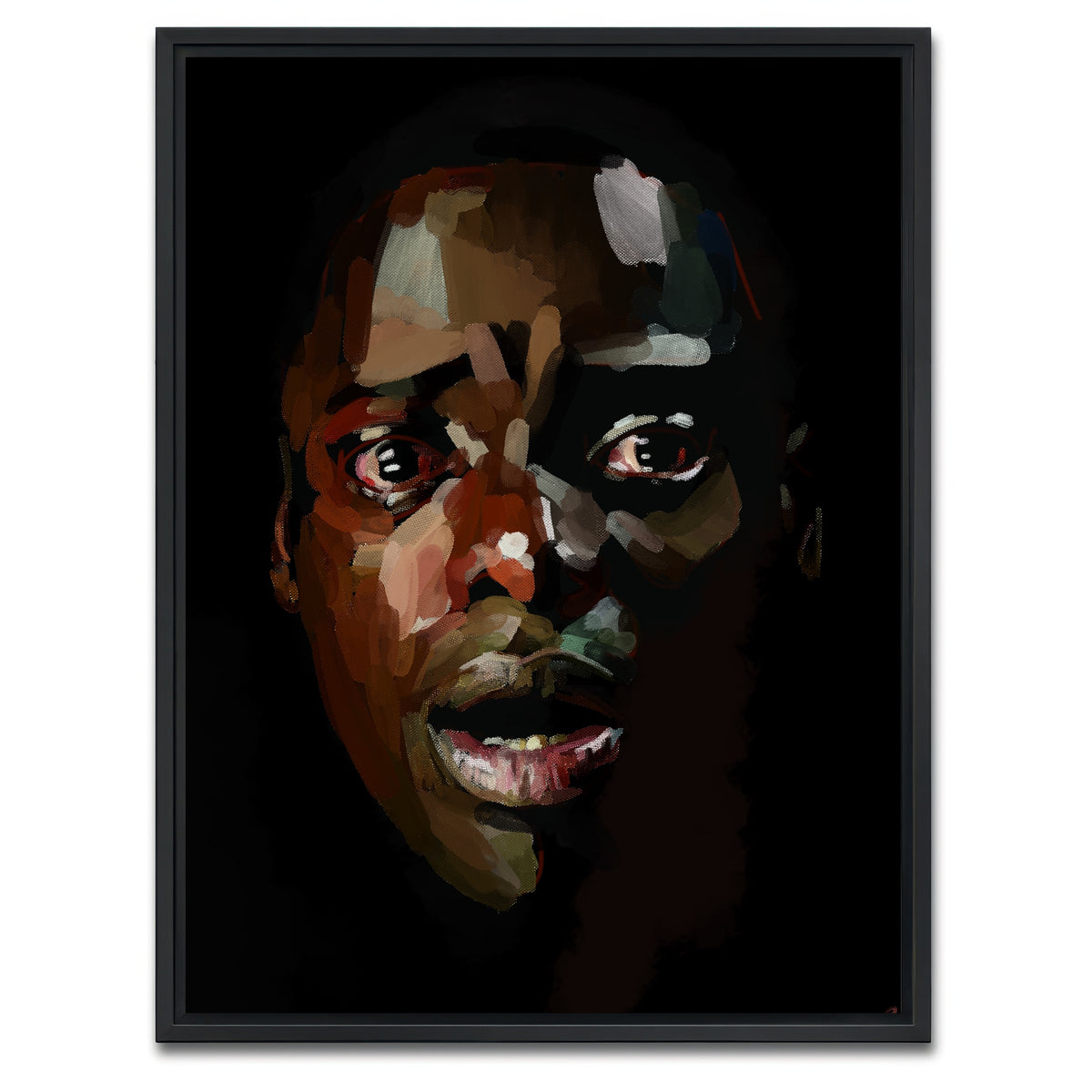 AUTO-MOCKUP WHITE | Fright | 1 Piece | Black Framed Canvas | group=3x4