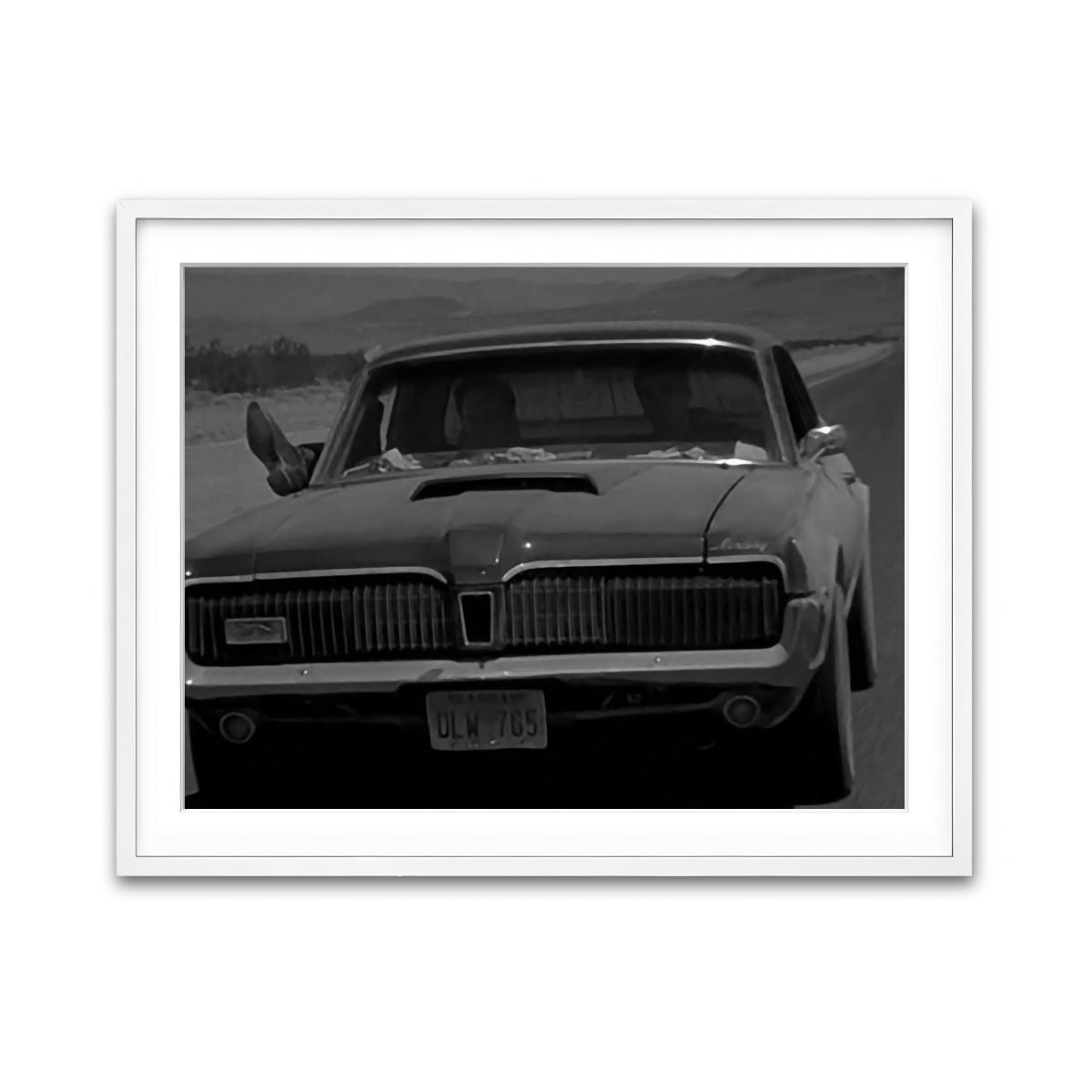Framed Print 4x3 White