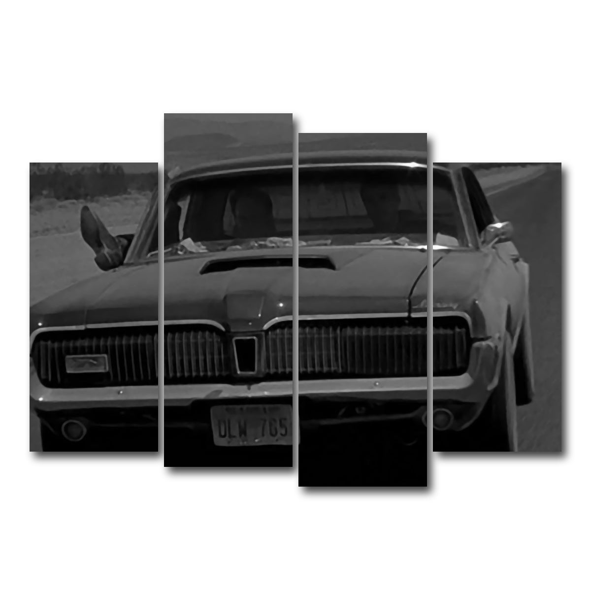 AUTO-MOCKUP WHITE | From dusk till dawn | 4 Piece | Gallery Wrap Canvas | group=4_normal