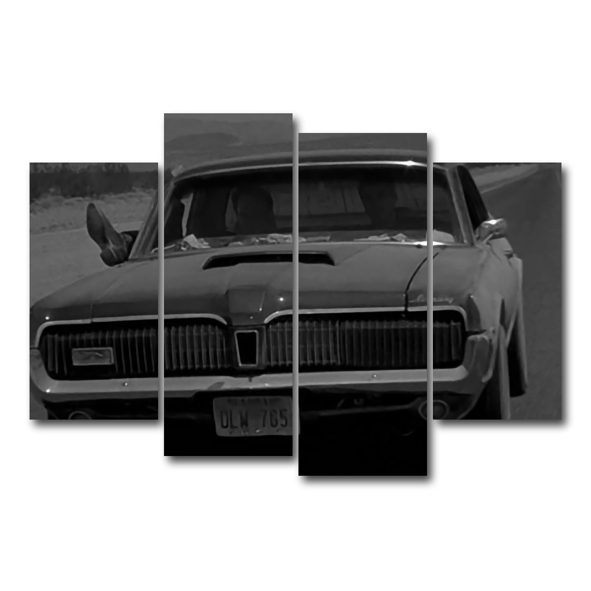 AUTO-MOCKUP WHITE | From dusk till dawn | 4 Piece | Gallery Wrap Canvas | group=4_short
