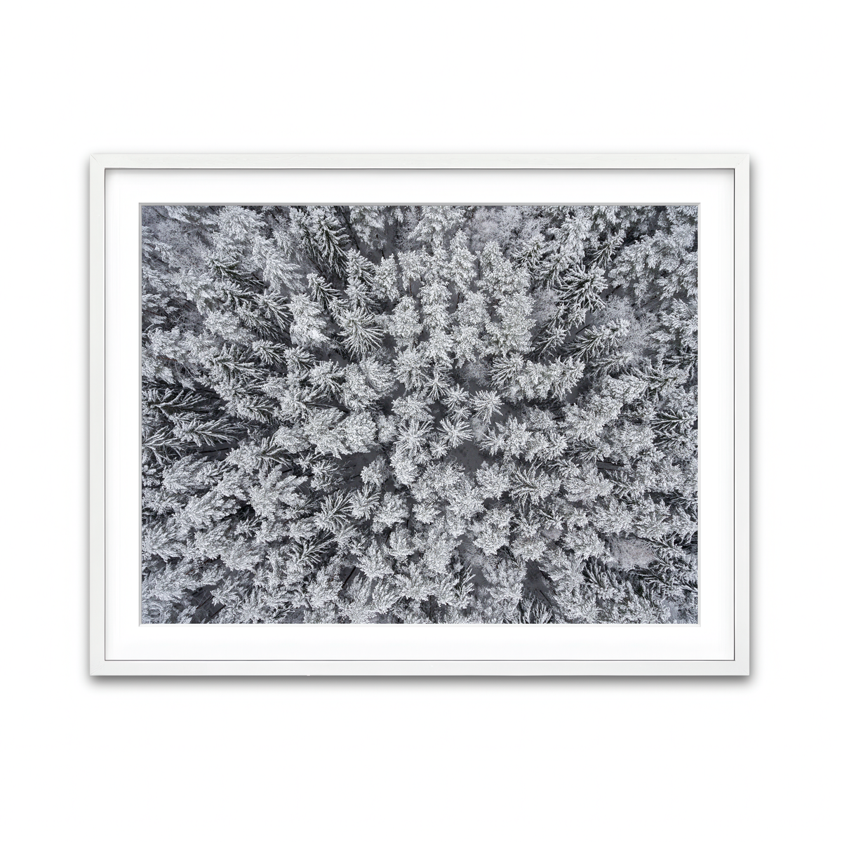 Framed Print 4x3 White
