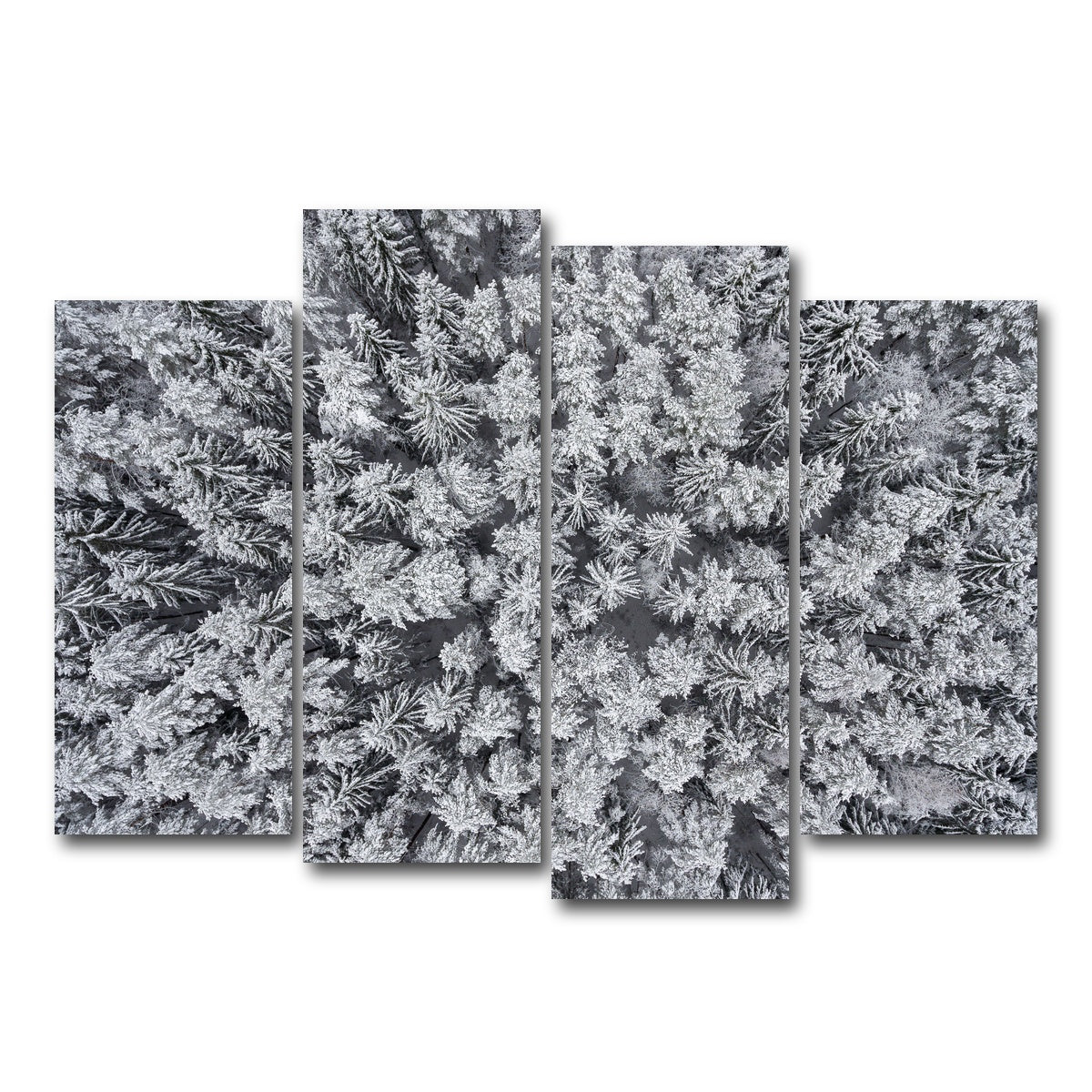 AUTO-MOCKUP WHITE | Frosted Tips | 4 Piece | Gallery Wrap Canvas | group=4_normal