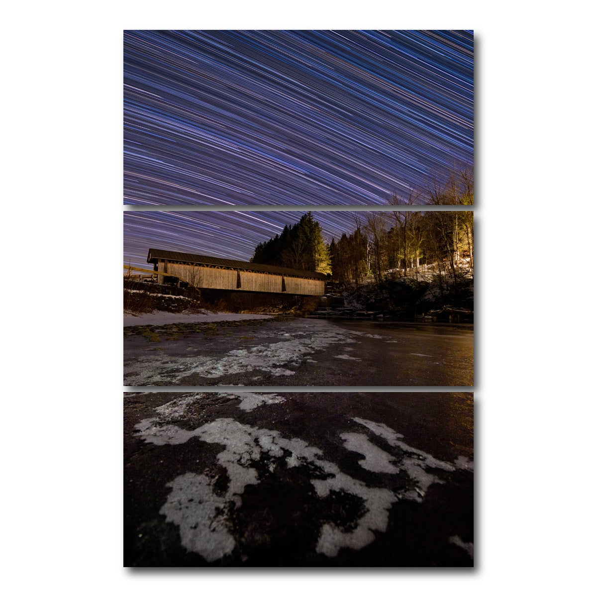 AUTO-MOCKUP WHITE | Frozen Over | 3 Piece | Gallery Wrap Canvas | group=12x24_stacked