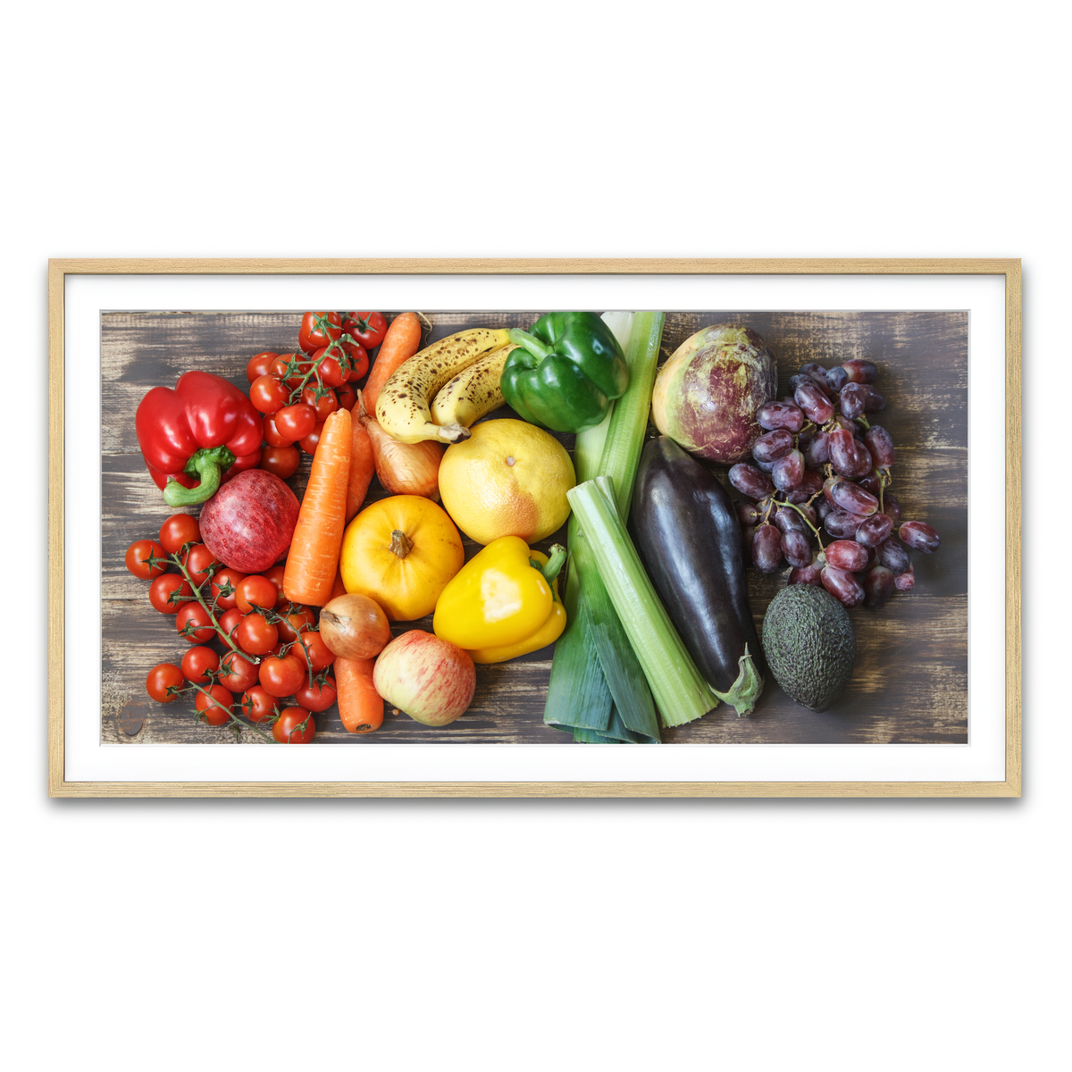 Framed Print 2x1 Natural