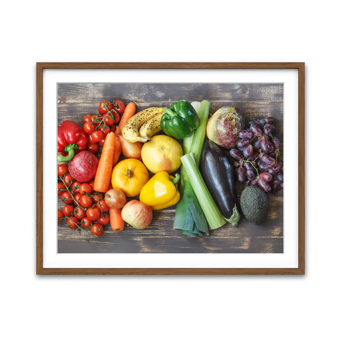 Framed Print 4x3 Walnut