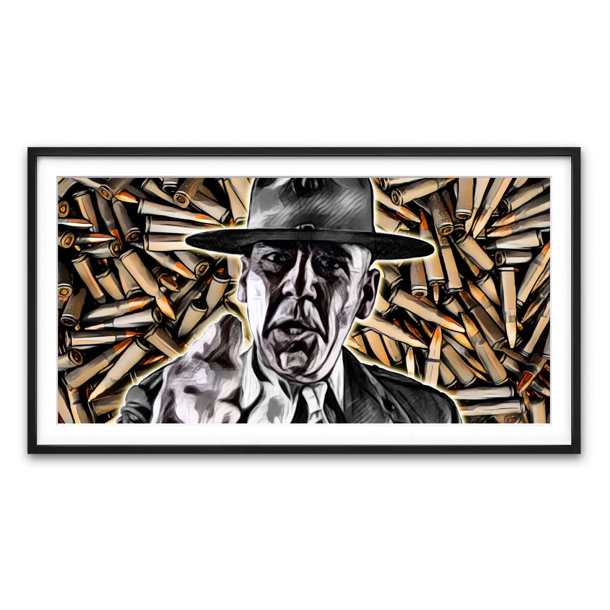 Framed Print 2x1 Black