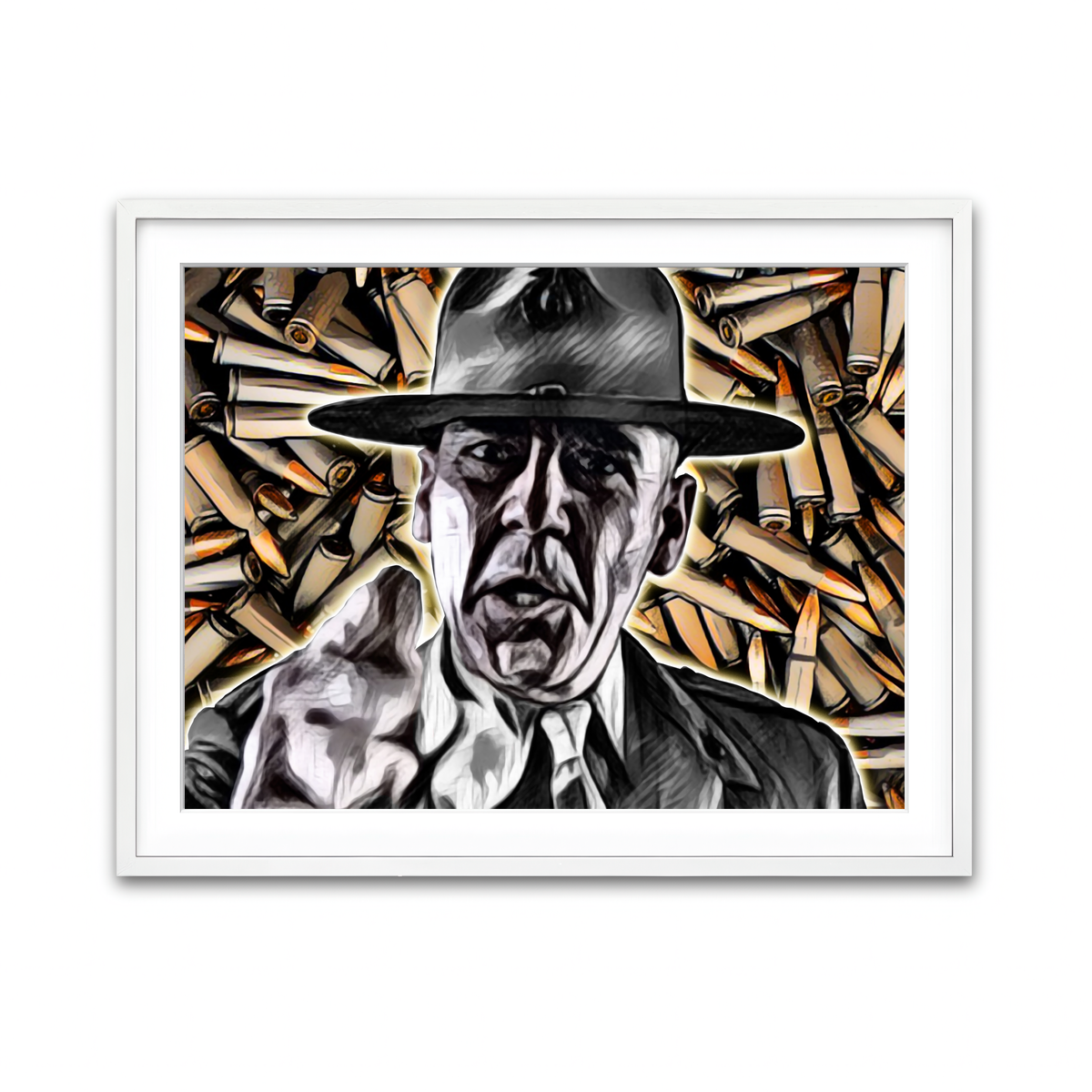 Framed Print 4x3 White