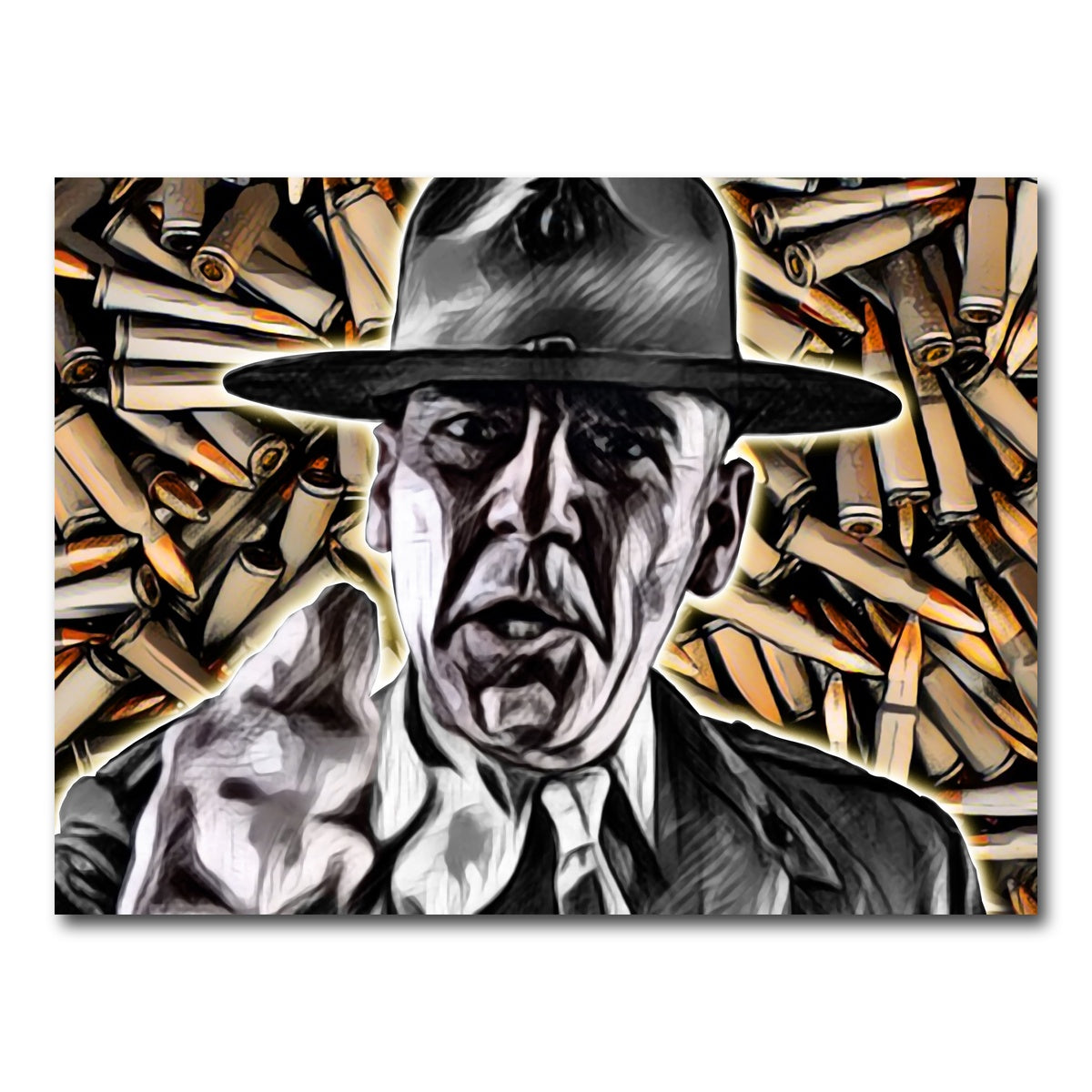 AUTO-MOCKUP WHITE | Full Metal Jacket Bullets | 1 Piece | Gallery Wrap Canvas | group=4x3