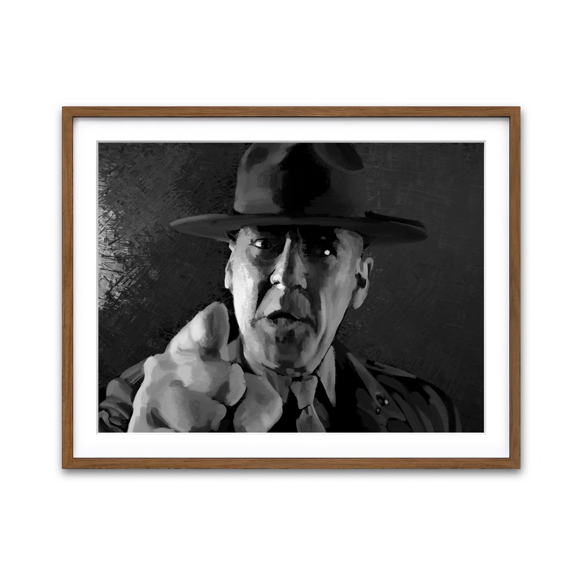 Framed Print 4x3 Walnut