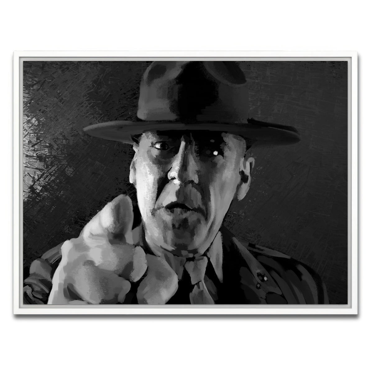 AUTO-MOCKUP WHITE | Full Metal Jacket | 1 Piece | White Framed Canvas | group=4x3