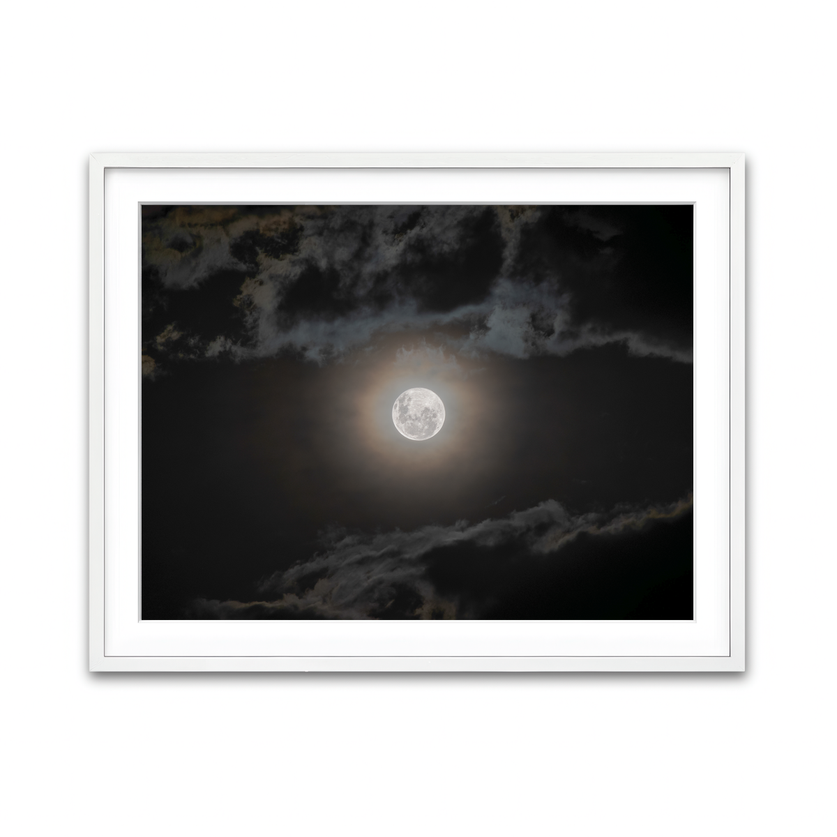 Framed Print 4x3 White