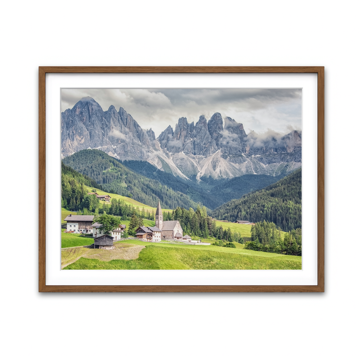 Framed Print 4x3 Walnut