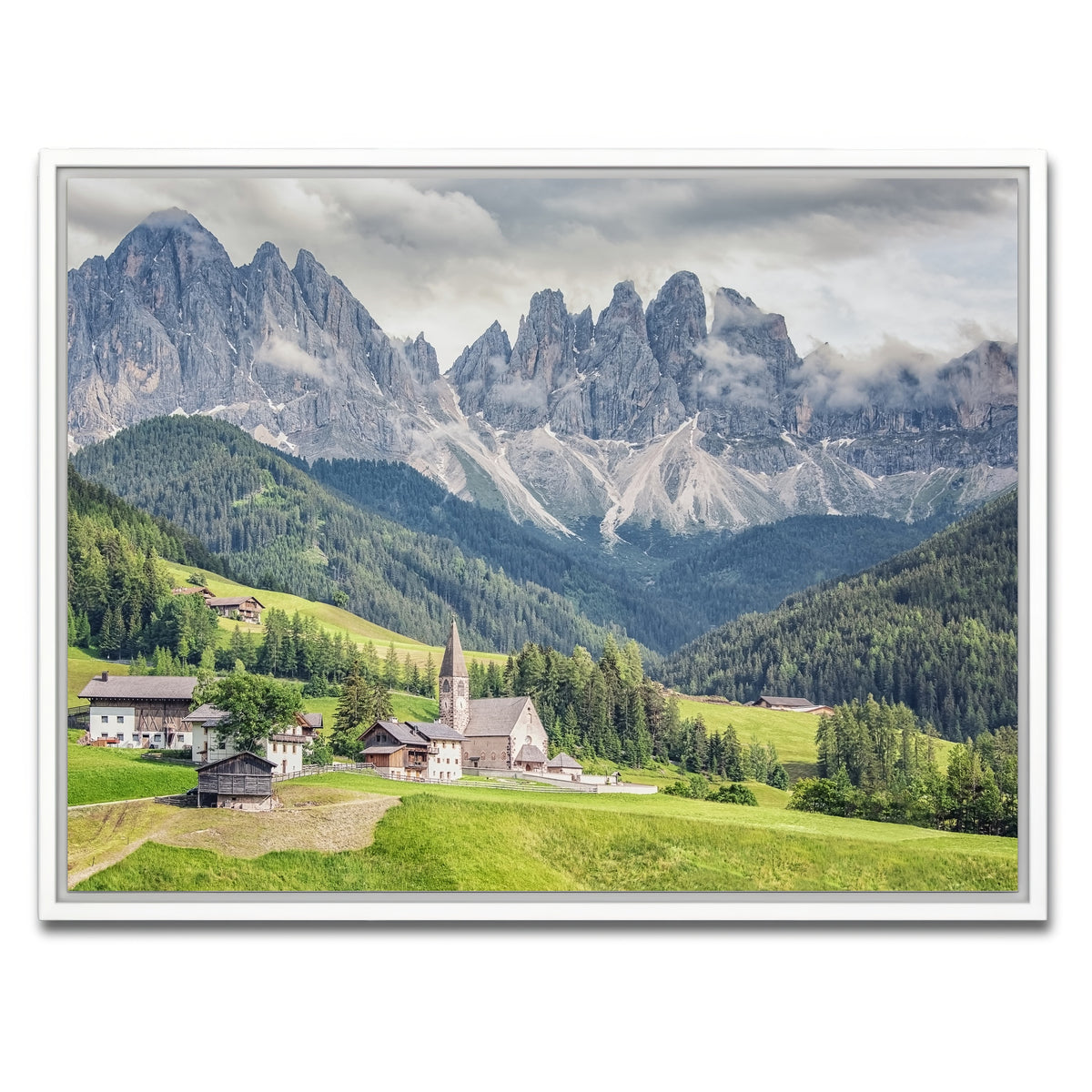 AUTO-MOCKUP WHITE | Funes Valley | 1 Piece | White Framed Canvas | group=4x3