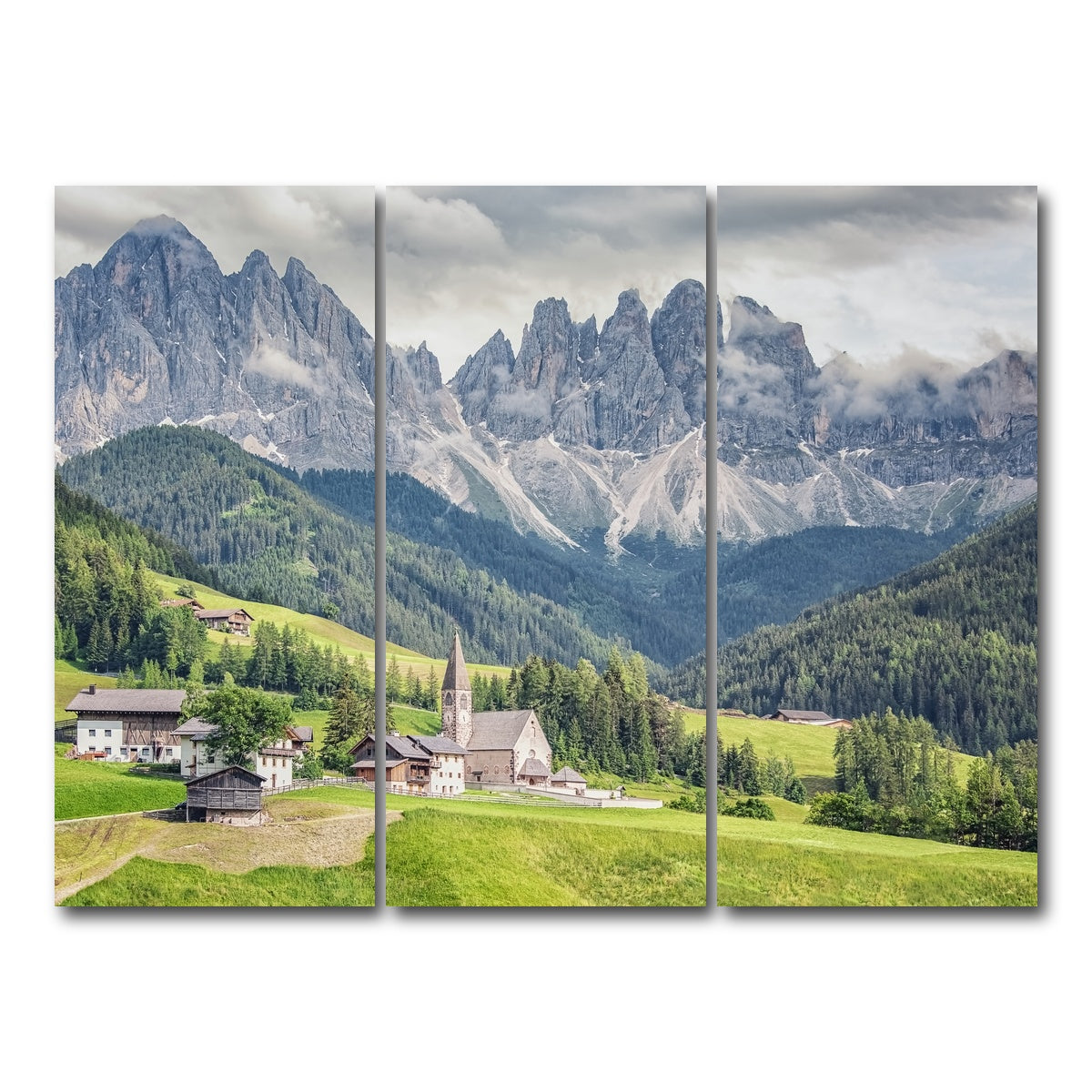 AUTO-MOCKUP WHITE | Funes Valley | 3 Piece | Gallery Wrap Canvas | group=8x18