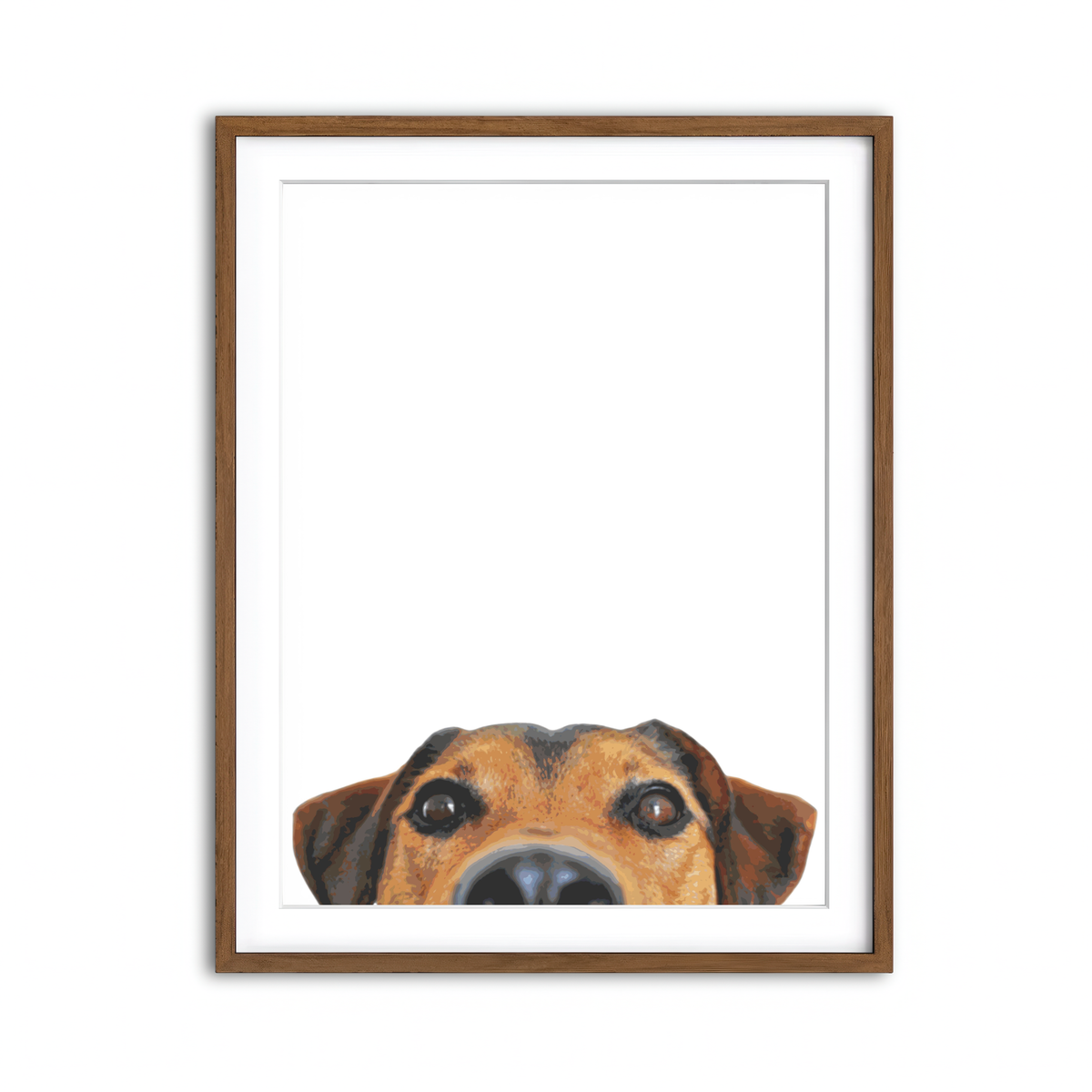 Framed Print 3x4 Walnut
