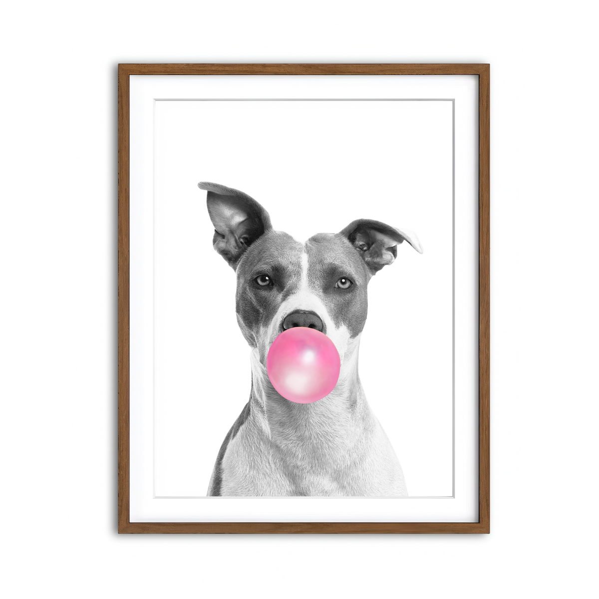 Framed Print 3x4 Walnut