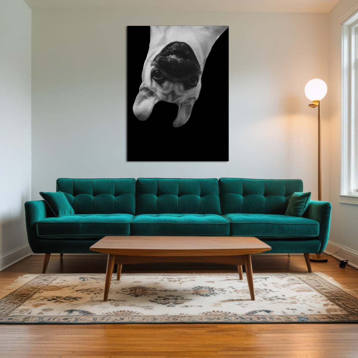 AUTO-MOCKUP ROOM | Funny Pug Dog