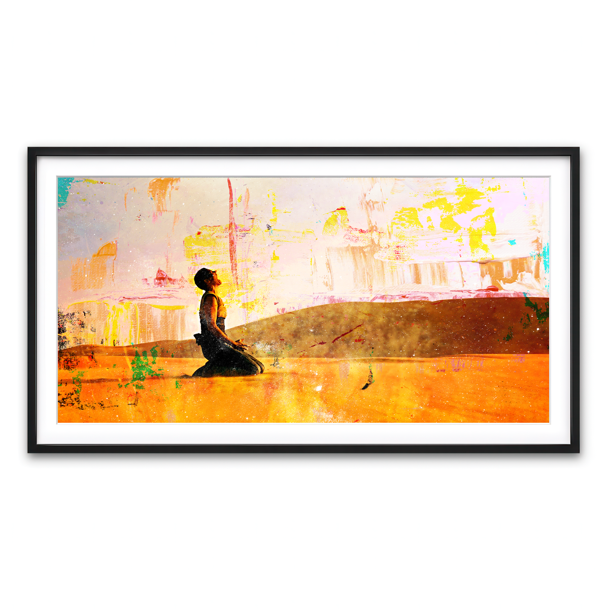 Framed Print 2x1 Black