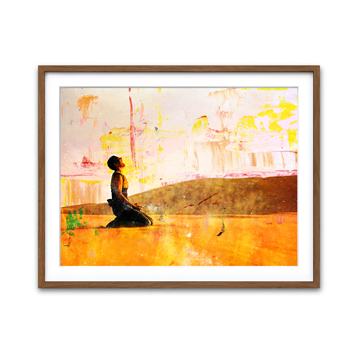 Framed Print 4x3 Walnut