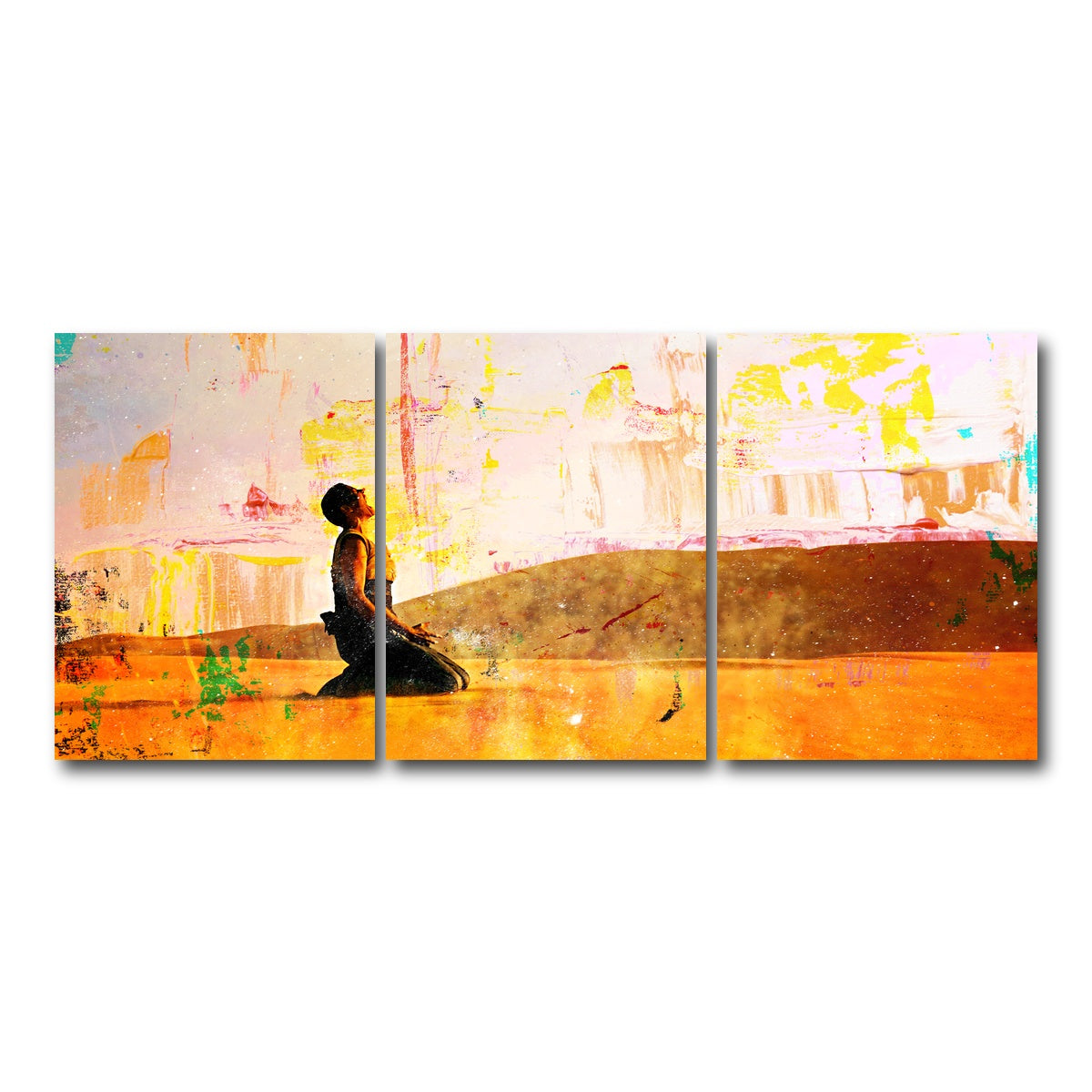 AUTO-MOCKUP WHITE | Furiosa's Scream - Fury Road | 3 Piece | Gallery Wrap Canvas | group=18x24