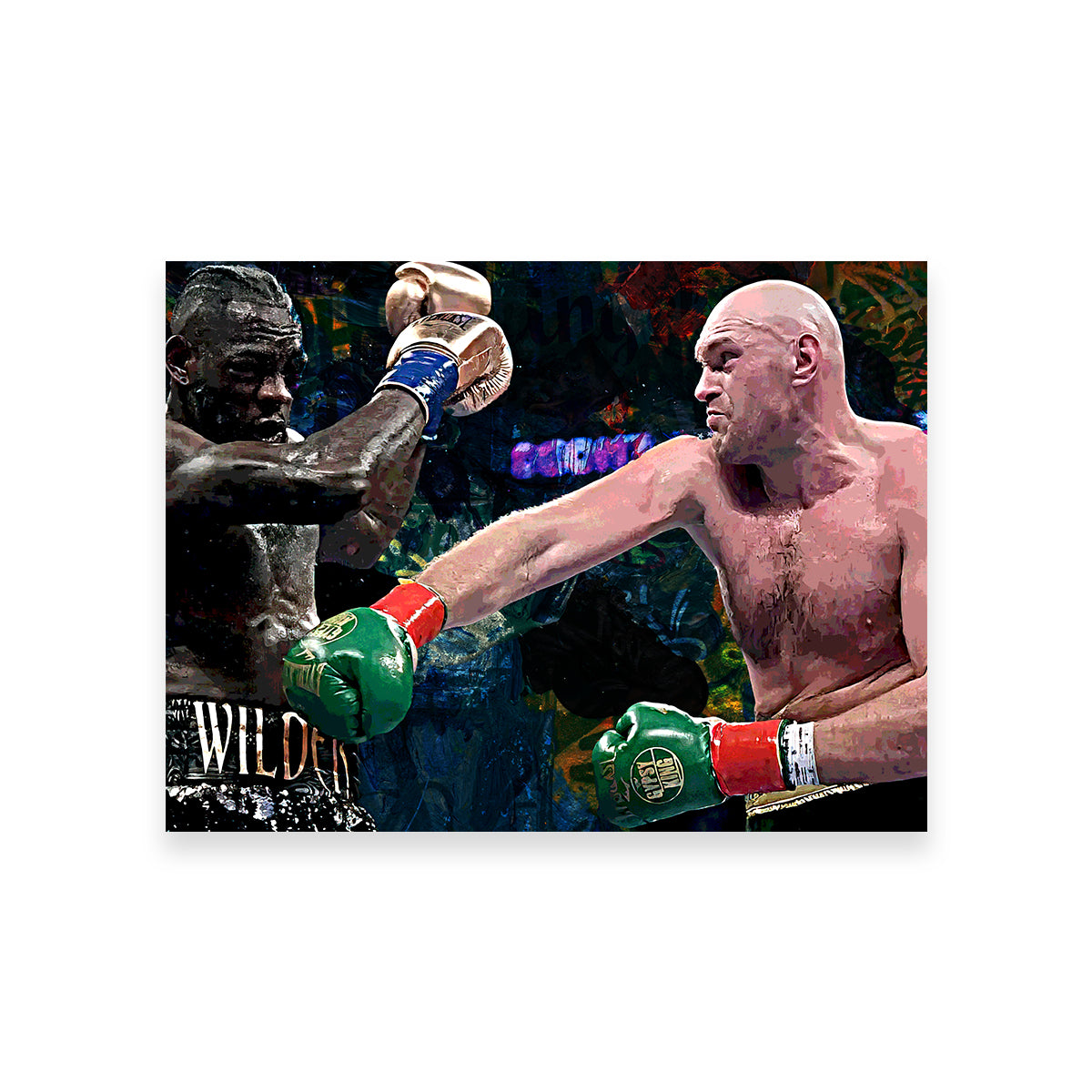 Fury Vs. Wilder Wall Art