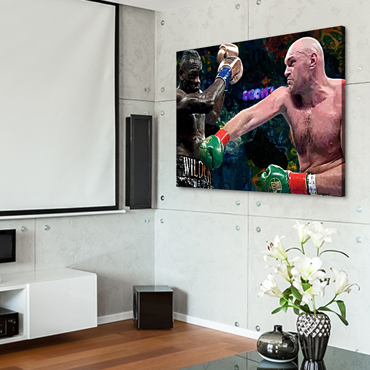 Fury Vs. Wilder Wall Art