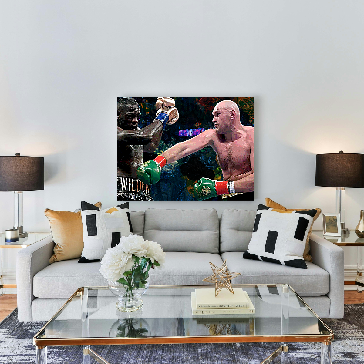 Fury Vs. Wilder Wall Art