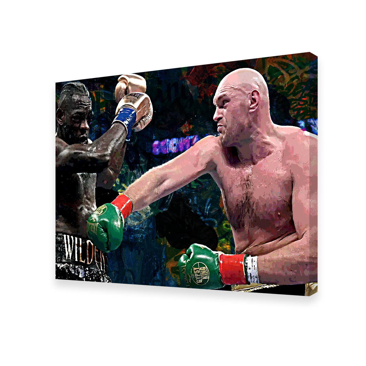 Fury Vs. Wilder Wall Art
